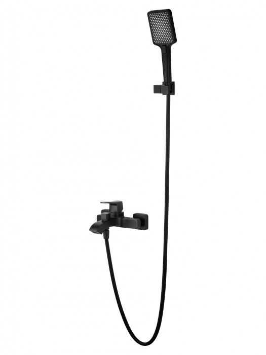 Смеситель для ванны с душем, Wonzon &amp; Woghand Flex, WW-88037072-MB цвет: черный
