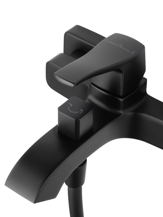 Смеситель для ванны с душем, Wonzon & Woghand Flex, WW-88037072-MB цвет: черный