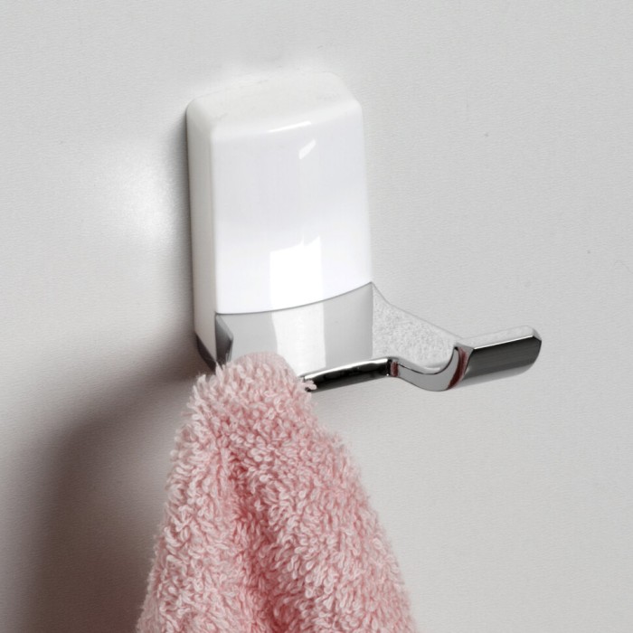 Крючок двойной WasserKRAFT Leine K-5000 WHITE арт. K-5023DW