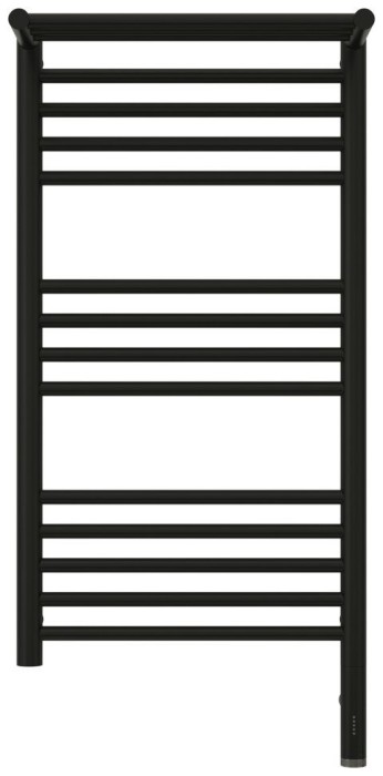 Сунержа Электрический полотенцесушитель 800x400, Богема 3.0 с 1 полкой, 31-5807-8040 цвет: матовый чёрный