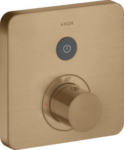 Термостат для душа ShowerSelect Axor, шлифованная бронза арт. 36705140