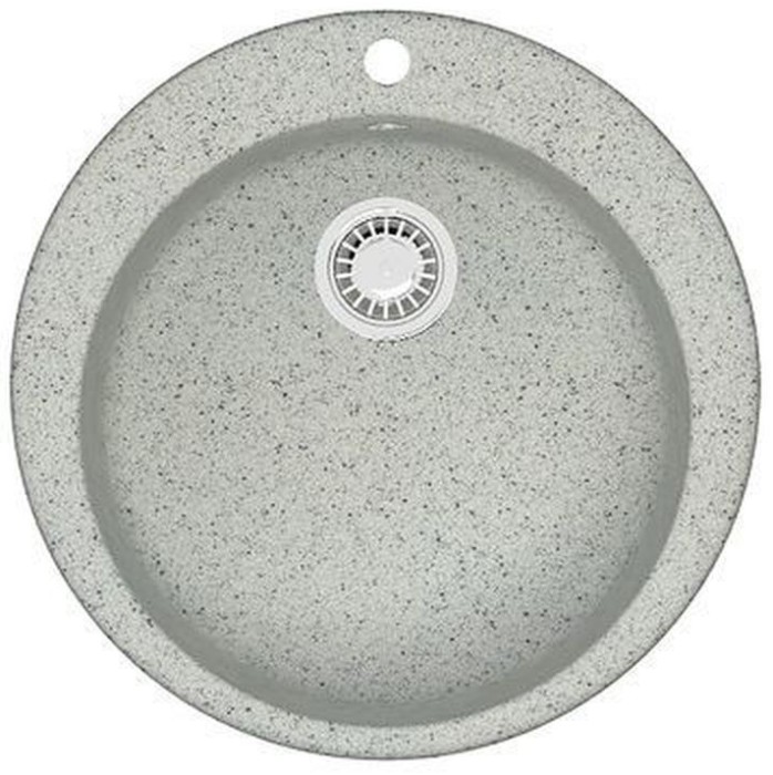 Кухонная мойка Vital 507x507x200 искусственный мрамор, светло серая, Azario Vital - CS00078348