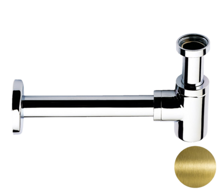 Сифон 1”1/4 бронза глянцевый, Remer, 958BVO