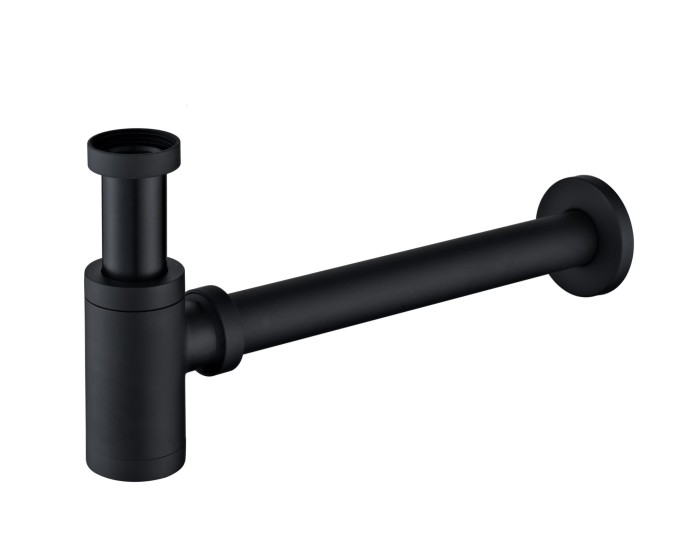 Сифон BelBagno, глянцевый черный, арт. BB-SMT2-NERO