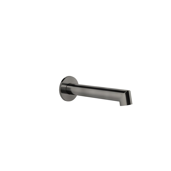 Излив для ванны, настенный, Gessi Ingranaggio, black metal brushed pvd арт. 63603#707