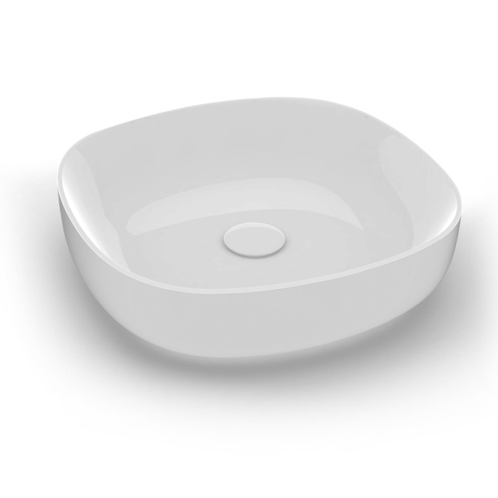 Накладная раковина, 45х45хh14 см., Olympia ceramica Metamorfosi, белый глянцевый арт. MET42O4001