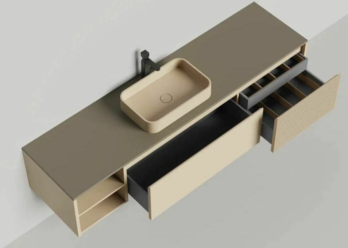 Подвесная тумба domino 2000, эмаль, Salini арт. 27D120A