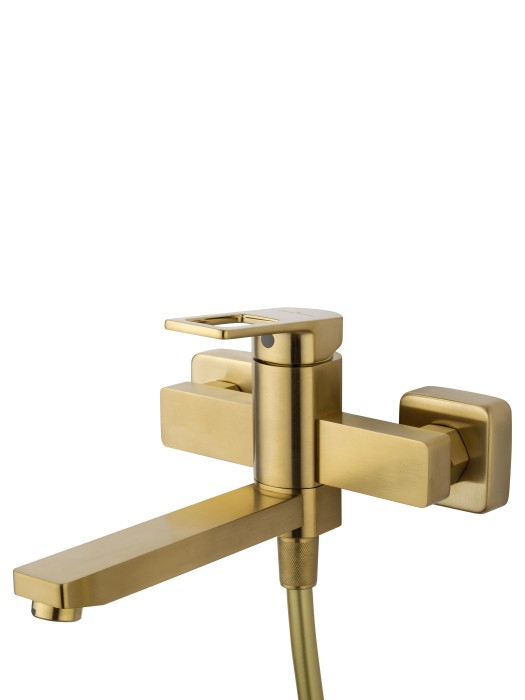 Смеситель для ванны с душем, Wonzon & Woghand Frame, WW-88639010-BG цвет: золото