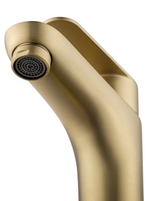 Смеситель для раковины, Wonzon & Woghand Alfa, WW-A40202-BG цвет: золото