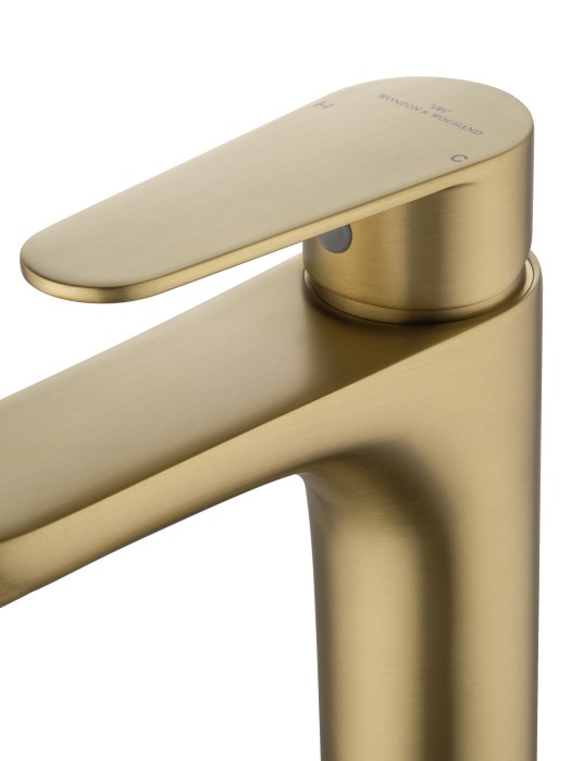 Смеситель для раковины, Wonzon & Woghand Alfa, WW-A40202-BG цвет: золото
