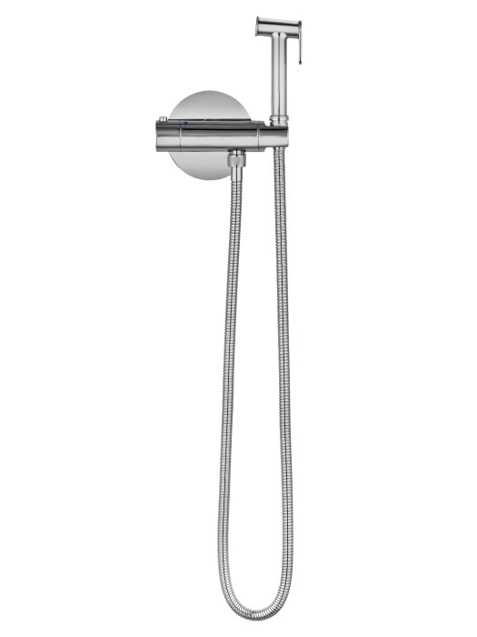 Смеситель с гигиеническим душем и термостатом встраиваемый, Wonzon & Woghand, WW-88819902-CR цвет: хром