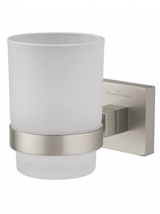 Стакан для зубных щеток с держателем, Wonzon &amp; Woghand Polo, WW-8921-BN цвет: никель