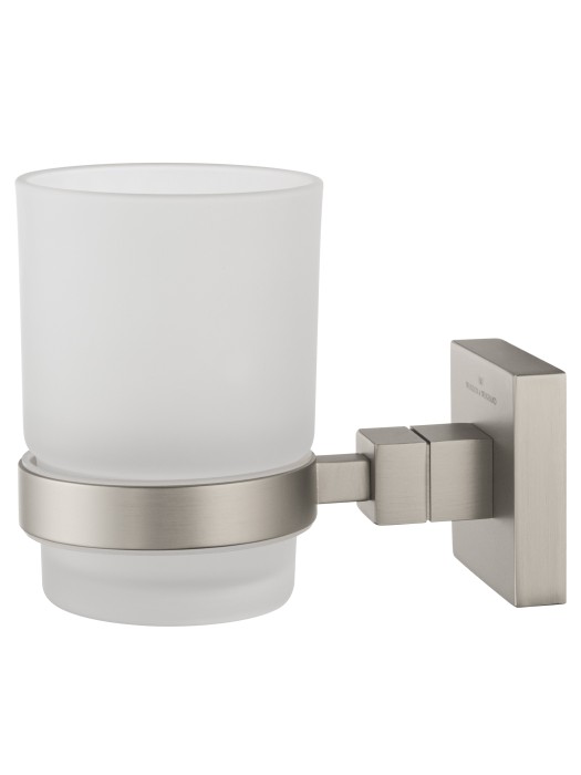 Стакан для зубных щеток с держателем, Wonzon & Woghand Polo, WW-8921-BN цвет: никель