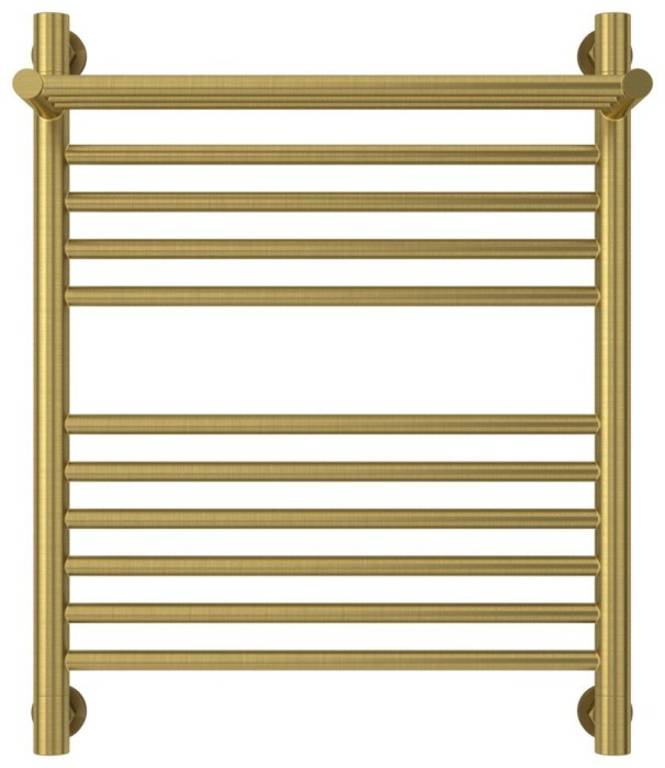 Сунержа Водяной полотенцесушитель 600x500, Богема+ с 1 полкой, 051-0223-6050 цвет: состаренная латунь