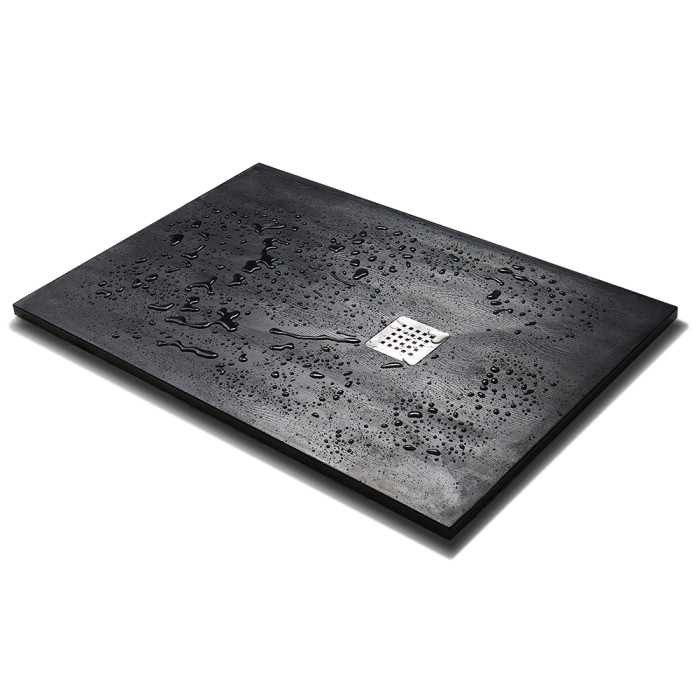 Душевой поддон 1200x800x30, Veconi Tezeo stone, искусственный камень, белый арт. TZW21B-128-R1