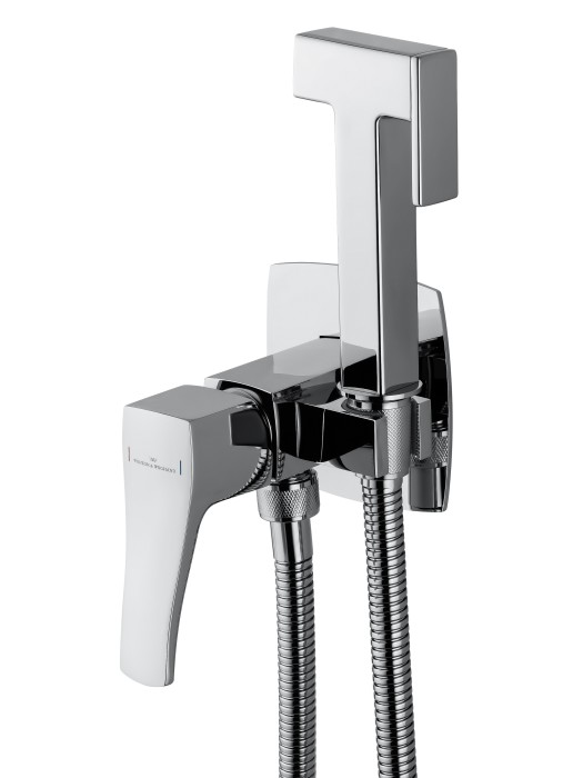 Смеситель с гигиеническим душем встраиваемый, Wonzon & Woghand Flex, WW-88829072-CR цвет: хром