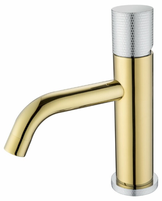 Смеситель для раковины, золото, Stick Boheme 121-GCR.2