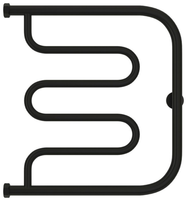 Сунержа Водяной полотенцесушитель 500x500, Лира, 31-4011-5050 цвет: матовый чёрный