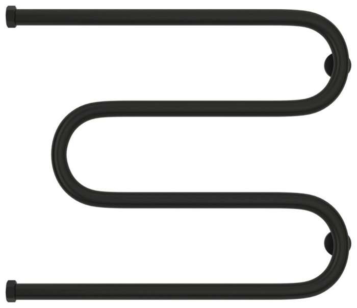 Сунержа Водяной полотенцесушитель 500x650, М-образный, 31-4007-5065 цвет: матовый чёрный