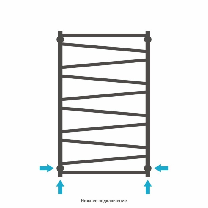 Сунержа Водяной полотенцесушитель 1000x600, Сирокко, 15-0253-1060 цвет: тёмный титан муар