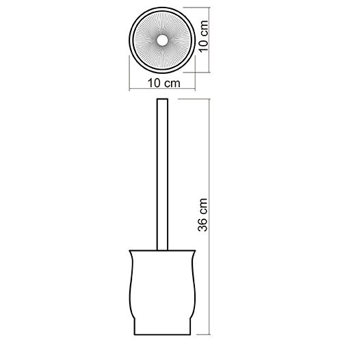 Колба с щеткой WasserKRAFT арт. K-C186