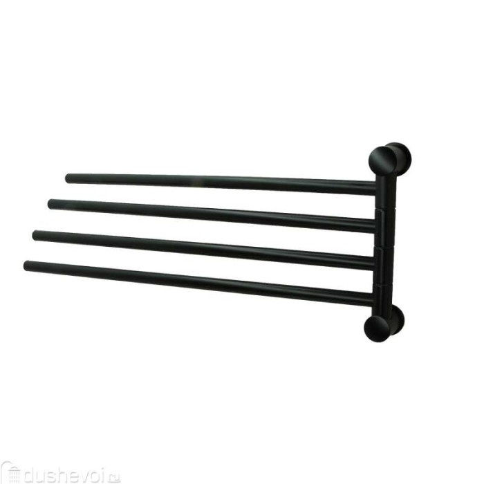 Держатель полотенец четверной WasserKRAFT арт. K-1034GLOSS BLACK
