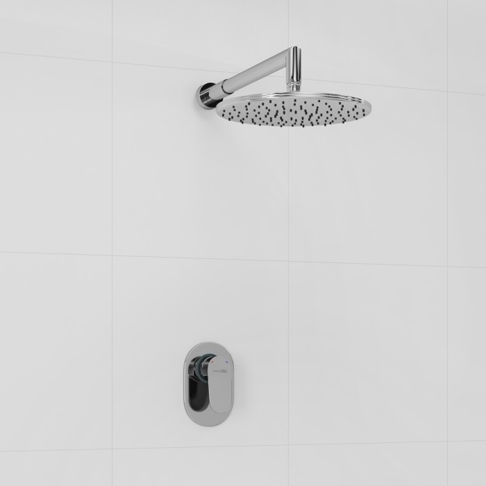 Встраиваемый комплект для душа с верхней душевой насадкой Donau 5300 WasserKRAFT арт. A12030