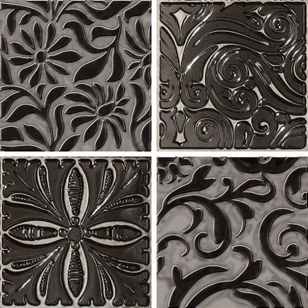 Декор tozzetto luxury silver   7,2x7,2 Italon Decor Project арт. 600090000152