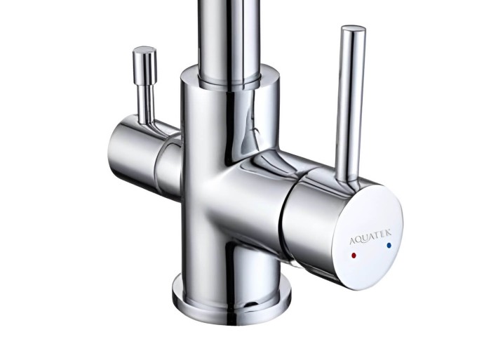 Смеситель для кухни с подключением к фильтру воды, Aquatek Вега, хром арт. AQ1085CR