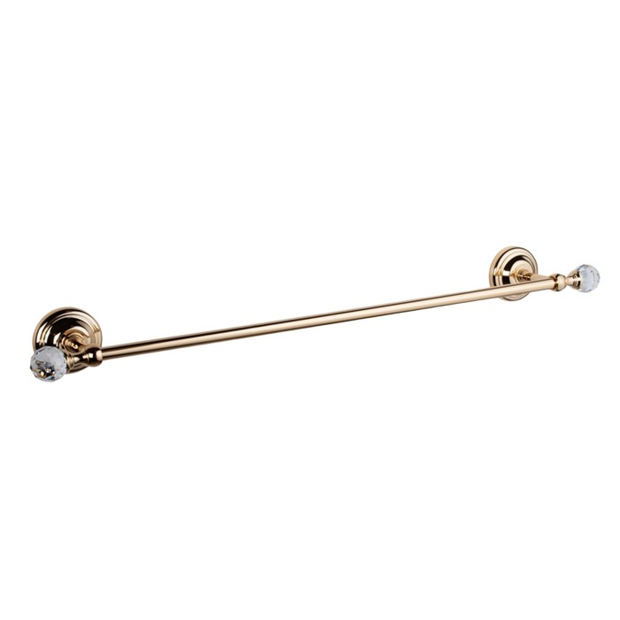 Полотенцедержатель 60см, подвесной, Crystal золото с кристаллом swarovski, Tiffany World - TWCR111oro-sw