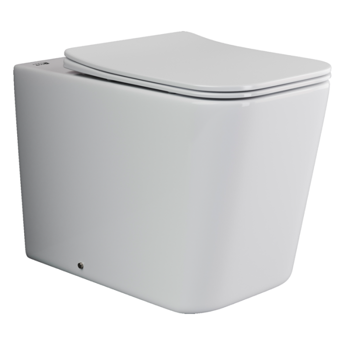 Унитаз с сиденьем Ceramicanova Cubic, белый арт. CN1809