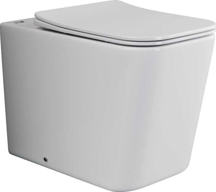 Унитаз с сиденьем Ceramicanova Cubic, белый арт. CN1809