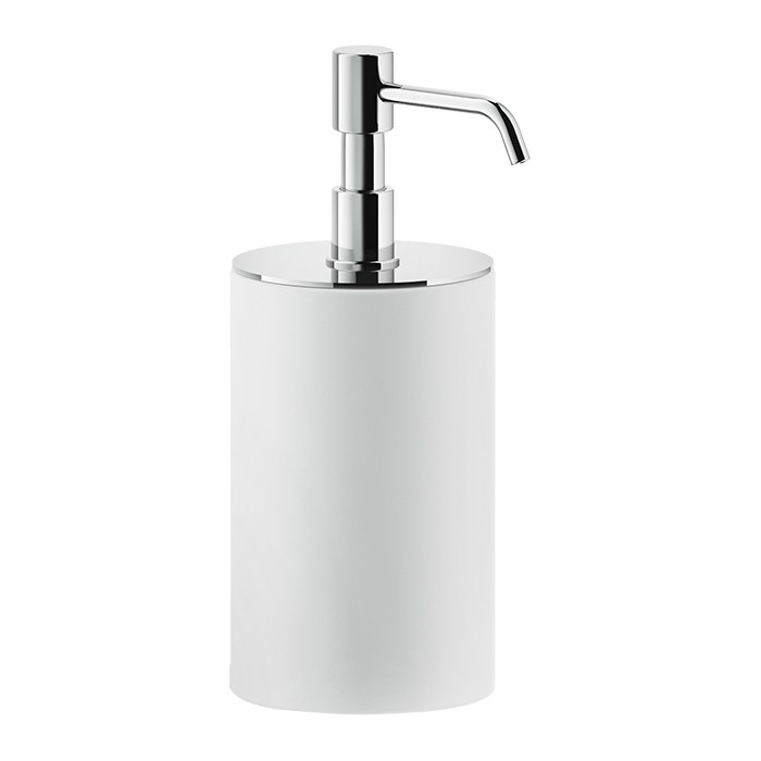 Дозатор для жидкого мыла настольный, Gessi Rilievo, хром арт. 59537#031
