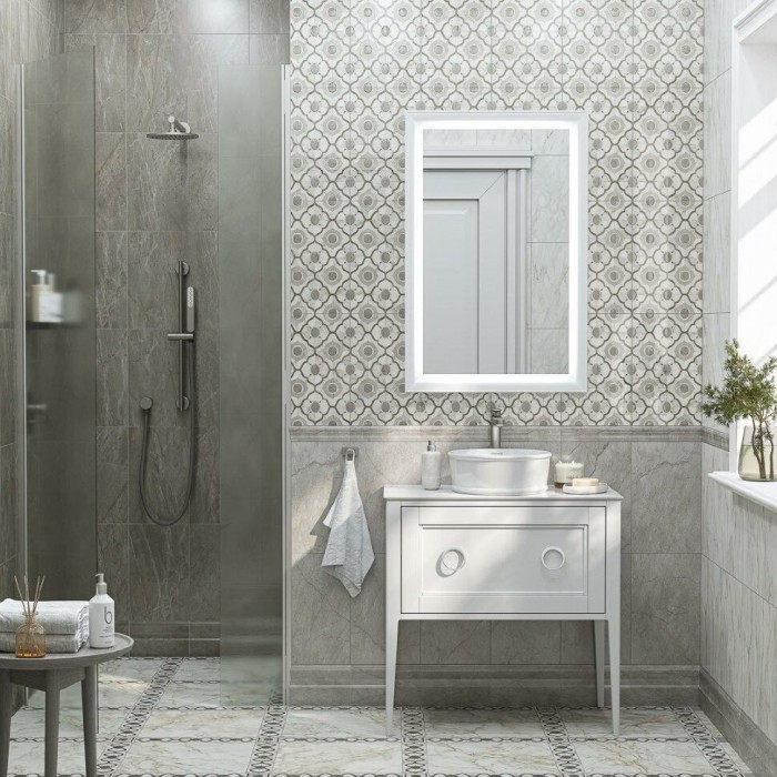 Тумба напольная 1+1 ящик 80см, Plaza classic Kerama Marazzi, белый - PL.CN.80.1+1\WHT.M
