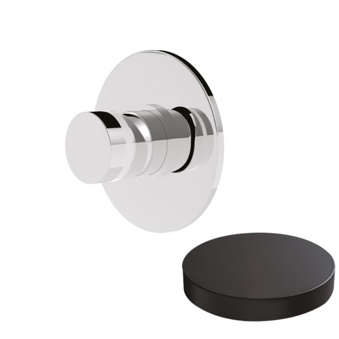 Встраиваемый смеситель для душа, Giulini My ring, черный матовый арт. MR0015DEPNO