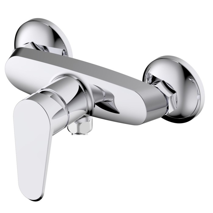 Смеситель для душа с ручным душем, керамический картридж, хром, Azario CASTELO арт. AZ-VJC338274C