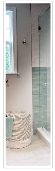 Зеркало 450х1600 подсветка, сенсорный выключатель с функцией диммера, Azario Viva - AZ-Z-110CS