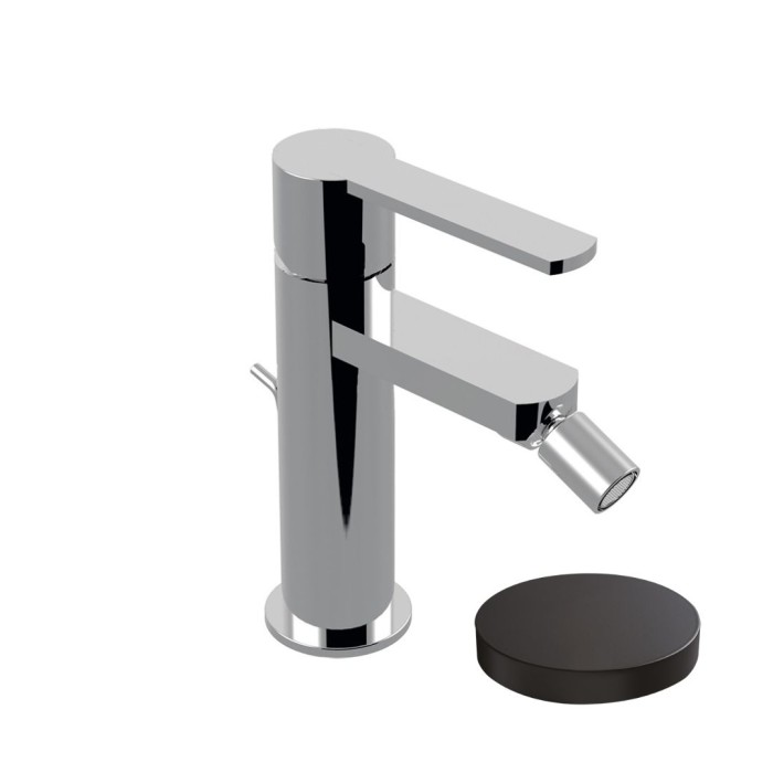 Cмеситель для биде однорычажный, донный клапан, Giulini Surf, черный матовый арт. 5807ANO