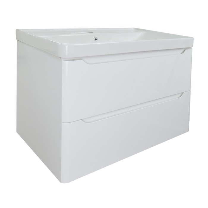 Тумба Loranto 70/2 715х480х570 подвесная с раковиной Monte 70, Azario Lotos - CS00083930