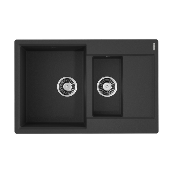 Кухонная мойка Omoikiri Daisen 78-2-BL Artgranit, цвет черный арт. 4993334