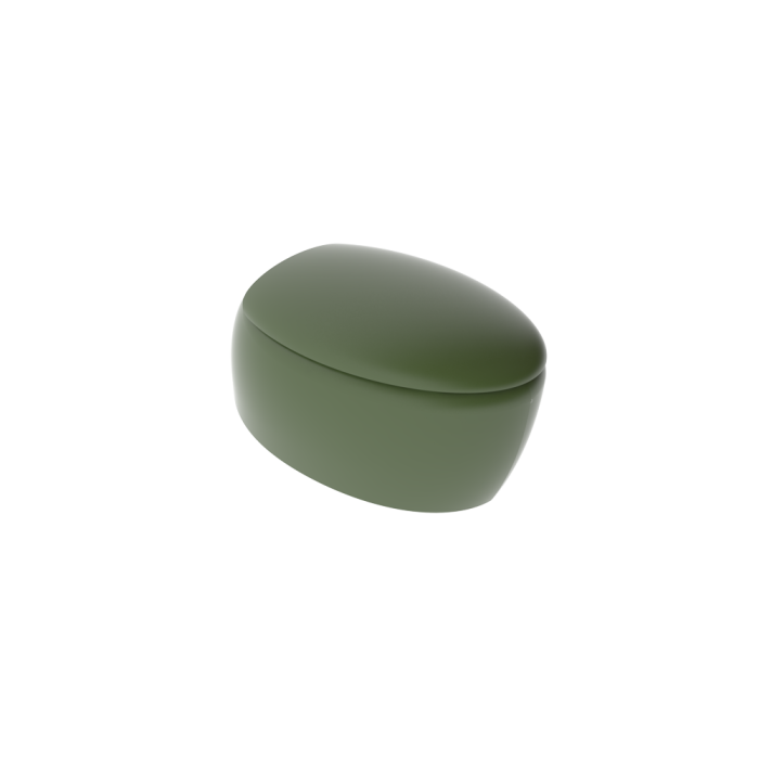 Чаша подвесного унитаза оливковый матовый, GSG Ceramic Design Touch, TOWCSOSC026