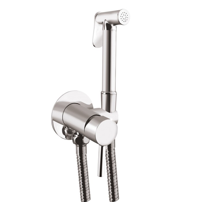 Гигиенический душ со смесителем, Giulini Shut off, хром арт. SH23