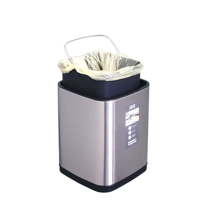 Мусорное ведро EKO 6 литров сенсорное, перезаряжаемое, сталь арт. EK9252R GMT-6L