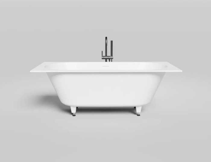 Ванна встраиваемая 170x70, матовая, Salini ORNELLA AXIS KIT арт. 104723MRH