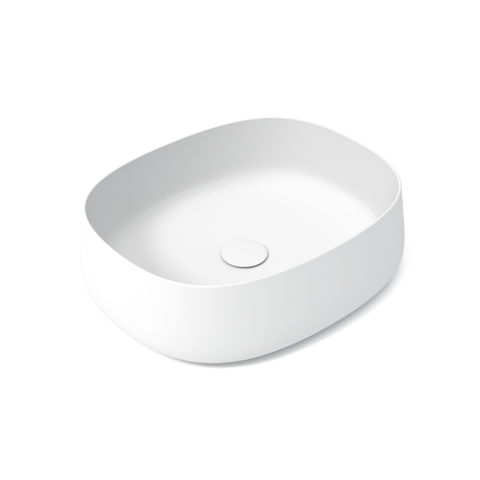 Накладная раковина, 52x42xh13 см, Olympia ceramica Paddle, белый матовый арт. PAD4B50011