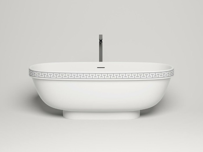 Ванна отдельностоящая 179x79, матовая, Salini GRECAMEANDER арт. 103021M