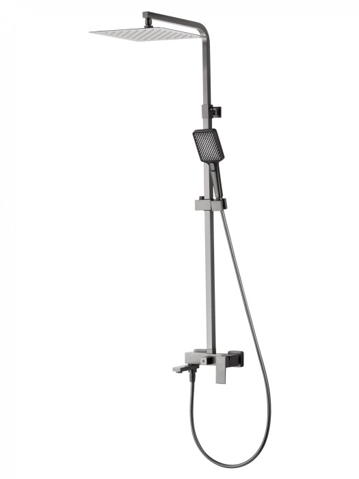 Душевая система, Wonzon &amp; Woghand Cube, WW-88739016-BGM цвет: графит