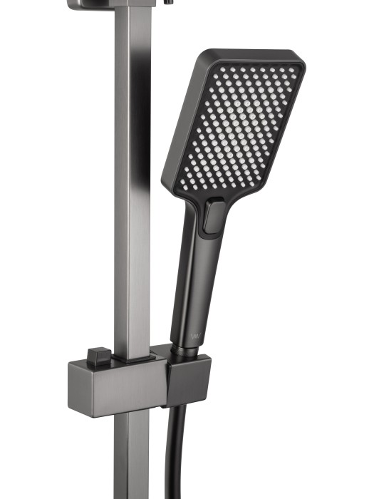 Душевая система, Wonzon & Woghand Cube, WW-88739016-BGM цвет: графит