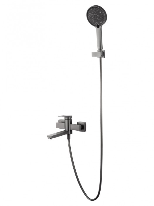 Смеситель для ванны с душем, Wonzon &amp; Woghand Frame, WW-88639010-BGM цвет: графит