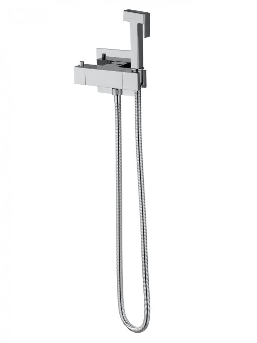 Смеситель с гигиеническим душем и термостатом встраиваемый, Wonzon &amp; Woghand, WW-88819903-CR цвет: хром